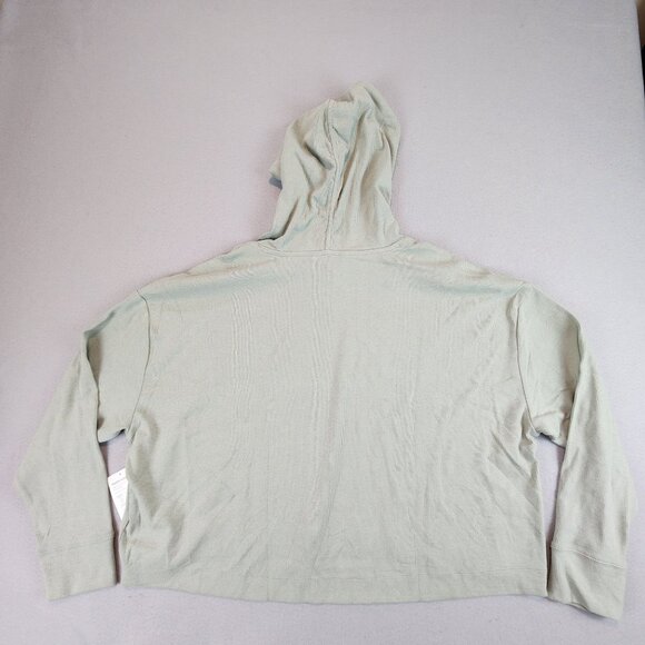 Athleta NEW Women's Presence Hoodie Light Green Stretch Breathable Sweatshirt XL - Picture 3 of 11